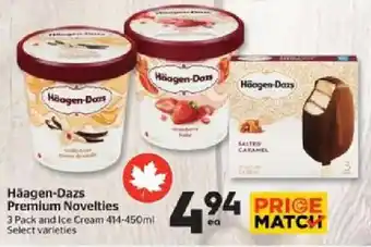 Häagen-Dazs premium novelties
