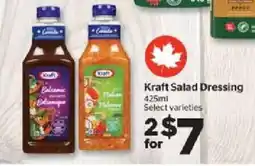 Calgary Co-op Kraft salad dressing offer