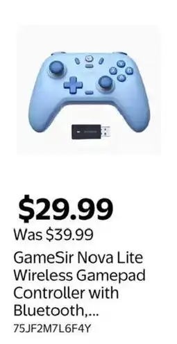 Walmart Gamesir nova lite wireless gamepad with bluetooth offer