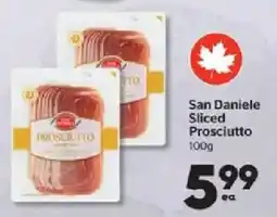 Calgary Co-op San Daniele Sliced Prosciutto offer