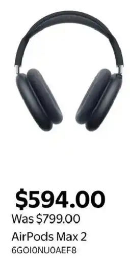 Walmart Apple AirPods Max 2 offer