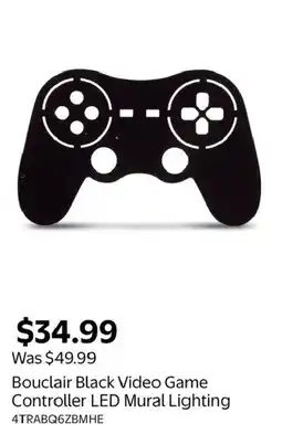 Walmart Bouclair Black Video Game Controller LED Mural Lighting offer