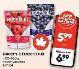 Calgary Co-op Nudefruit Frozen Fruit offer