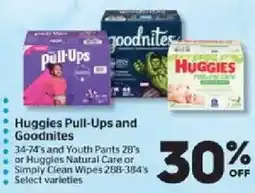 Calgary Co-op Huggies Pull-Ups and Goodnites offer