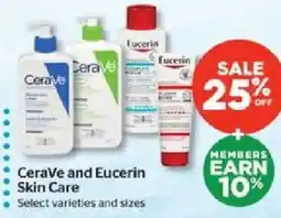 Calgary Co-op CeraVe and Eucerin Skin Care offer