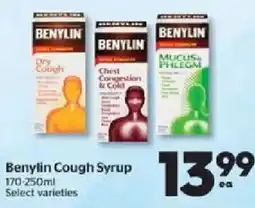 Calgary Co-op Benylin Cough Syrup offer