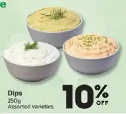 Calgary Co-op Dips assorted varieties offer