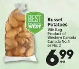 Calgary Co-op Russet Potatoes offer