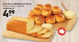 Calgary Co-op Cal & Gary's mini brioche buns offer