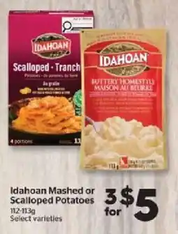 Calgary Co-op Idahoan mashed or scalloped potatoes offer
