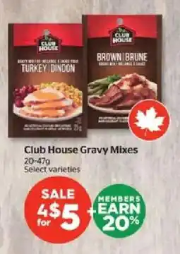 Calgary Co-op Club House Gravy Mixes offer