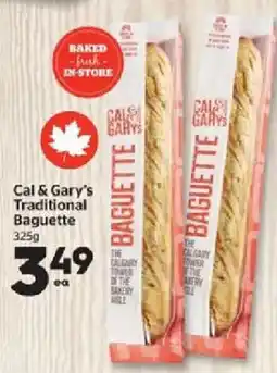 Calgary Co-op Cal & Gary's traditional baguette offer