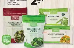 Calgary Co-op Founders Farmers frozen vegetables offer