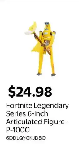 Walmart Fortnite Legendary Series 6-inch Articulated Figure - P-1000 offer
