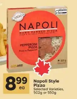 Quality Foods Napoli Style Pizza offer