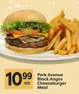 Quality Foods Perk Avenue Black Angus Cheeseburger Meal offer