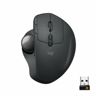 Best Buy Logitech MX ERGO Plus Wireless Laser Trackball Mouse - Black offer