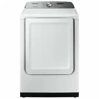 Best Buy Samsung 7.4 Cu. Ft. Electric Dryer (DVE50T5205W) - White offer