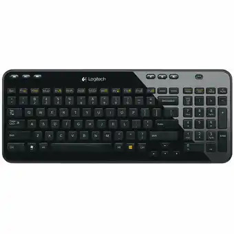 Best Buy Logitech Wireless Keyboard (K360) - Black - French offer