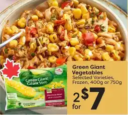 Quality Foods Green Giant Vegetables offer