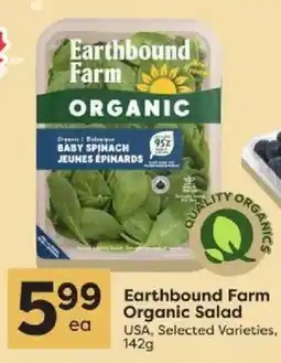 Quality Foods Earthbound Farm Organic Salad offer