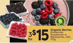 Quality Foods Organic Berries offer