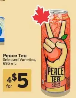 Quality Foods Peace Tea offer
