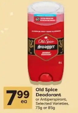 Quality Foods Old Spice Deodorant or Antiperspirant offer