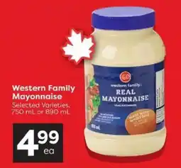 Quality Foods Western Family mayonnaise offer