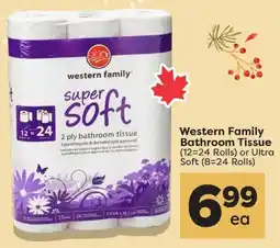 Quality Foods Western Family Bathroom Tissue offer