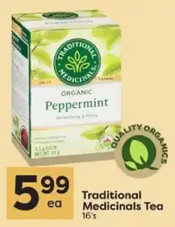 Quality Foods Traditional Medicinals Tea offer