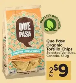 Quality Foods Que Pasa Organic Tortilla Chips offer