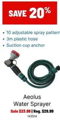 Ren’s Pets Depot Aeolus Water Sprayer offer