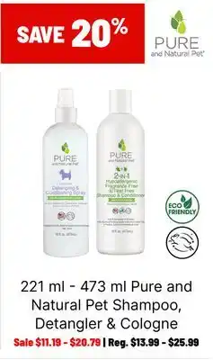 Ren’s Pets Depot Pure and Natural Pet Shampoo, Detangler & Cologne offer