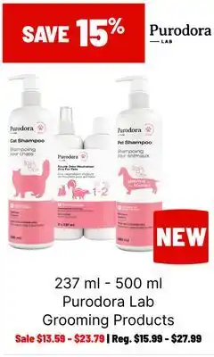 Ren’s Pets Depot Purodora Lab Grooming Products offer