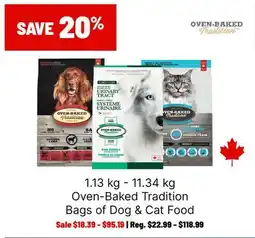 Ren’s Pets Depot Oven-Baked Tradition Bags of Dog & Cat Food offer