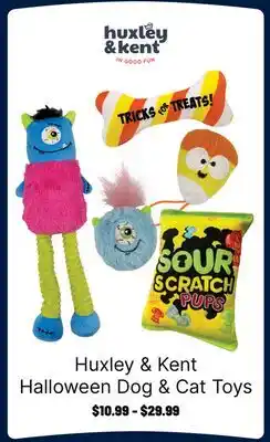 Ren’s Pets Depot Huxley & Kent Halloween Dog & Cat Toys offer