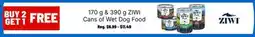 Ren’s Pets Depot ZIWI Cans of Wet Dog Food offer
