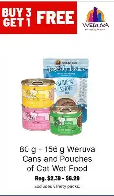 Ren’s Pets Depot Weruva Cans and Pouches of Cat Wet Food offer