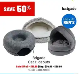 Ren’s Pets Depot Brigade Cat Hideouts offer