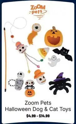 Ren’s Pets Depot Zoom Pets Halloween Dog & Cat Toys offer