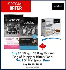 Ren’s Pets Depot Vetdiet Bag of Puppy or Kitten Food offer