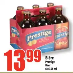 Bonanza Prestige Beer offer