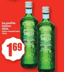 Bonanza Eau gazéifiée italienne Sibilla offer