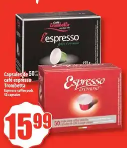 Bonanza Capsules de café espresso Frombetta offer