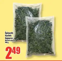 Bonanza Épinards hachés Geparco offer