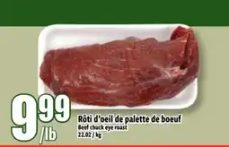 Bonanza Rôti d'oeil de palette de boeuf offer