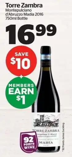 Calgary Co-op Torre Zambra Montepulciano d'Abruzzo Madia offer