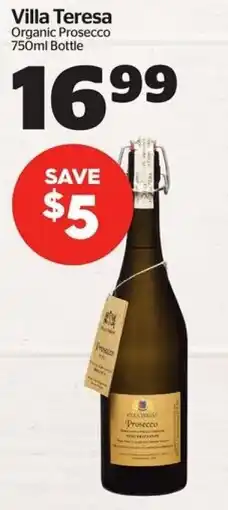 Calgary Co-op Villa Teresa Organic Prosecco offer