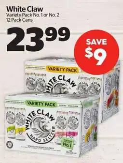 Calgary Co-op White Claw Variety Pack No.1 or No.2 offer